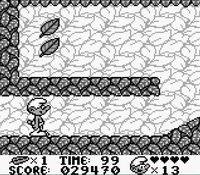 une photo d'Ã©cran de Les Schtroumpfs sur Nintendo Game Boy